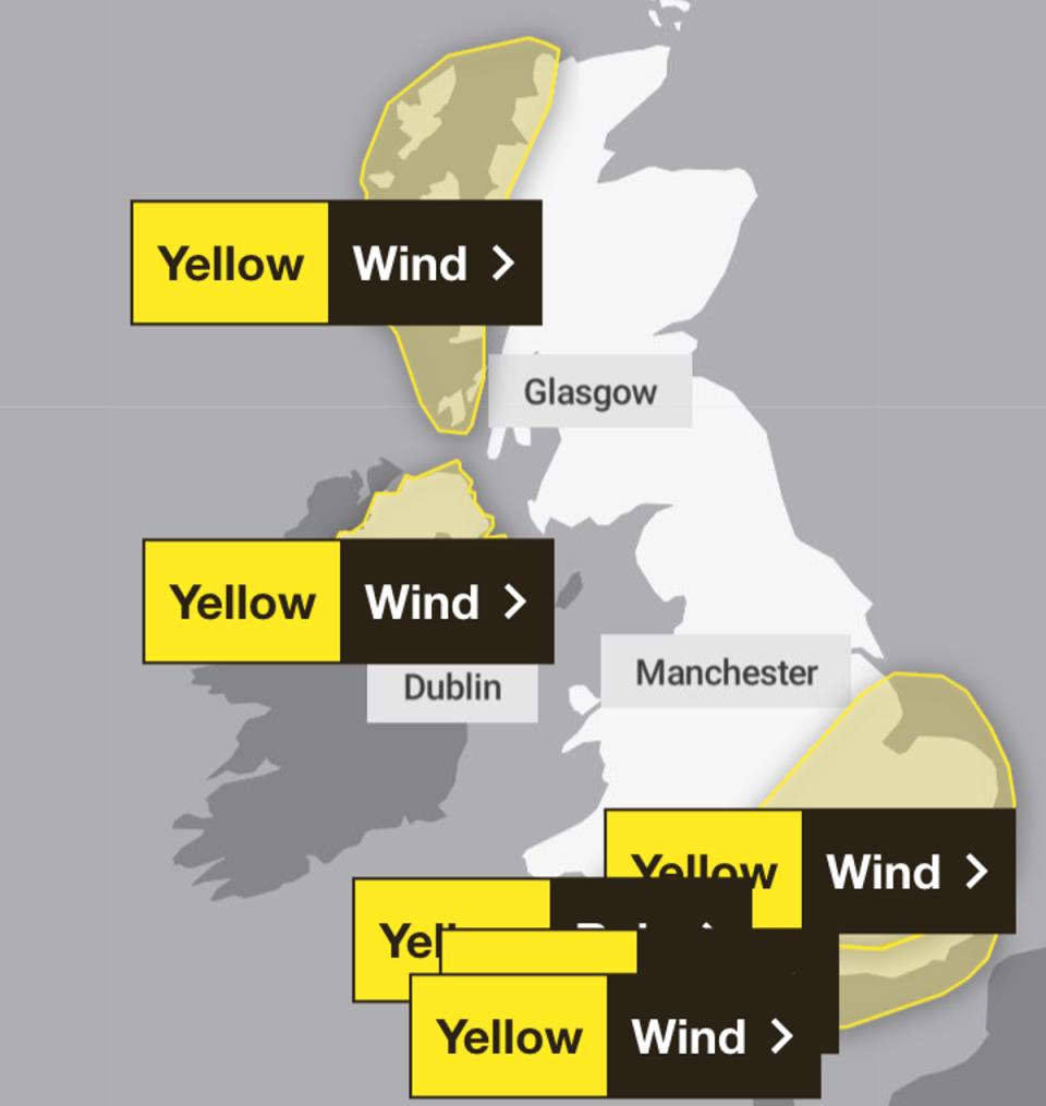 Storm Bert map: When and where UK will be hit by snow and winds after Met Office issue weather warnings