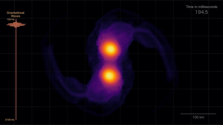 Superheavy Neutron Star Merger’s Audio Jumps Thousands Of Hertz In Simulation