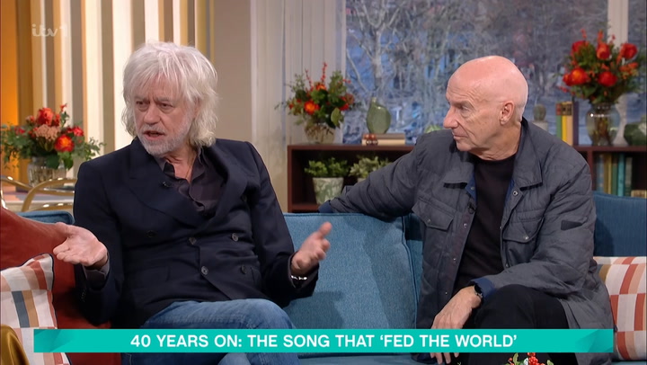 TM: Bob Geldof asks Cat Deeley ‘who does your research’