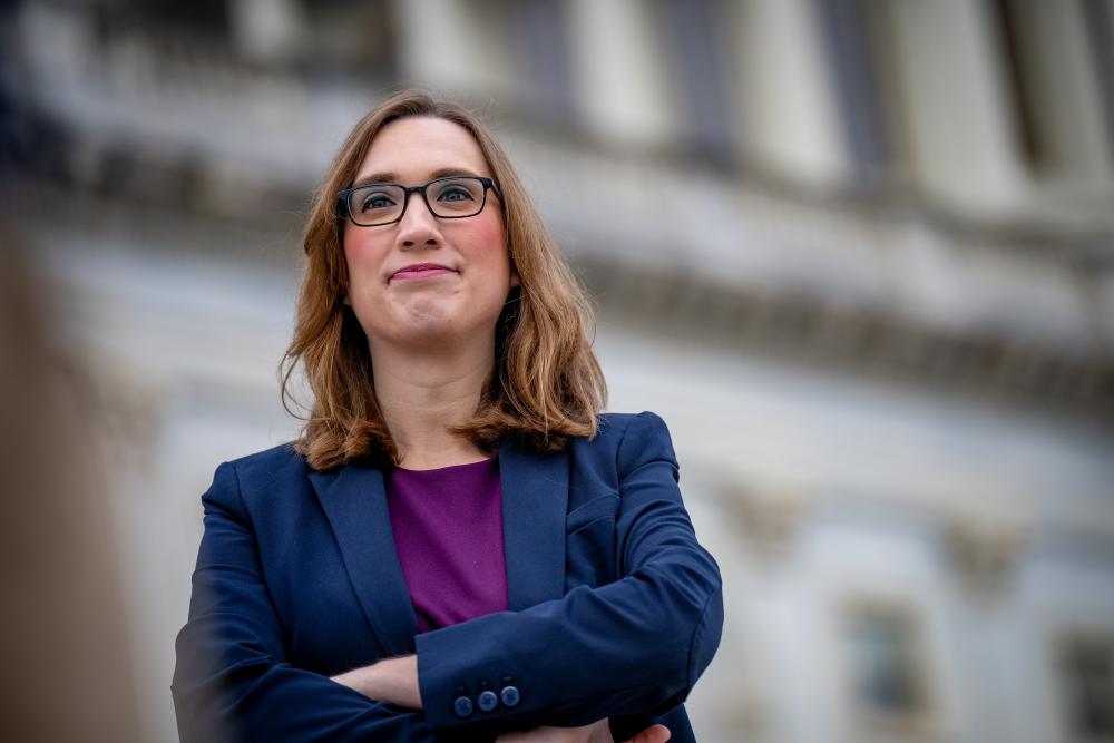 Trans congresswoman Sarah McBride responds to Capitol Hill bathroom ban