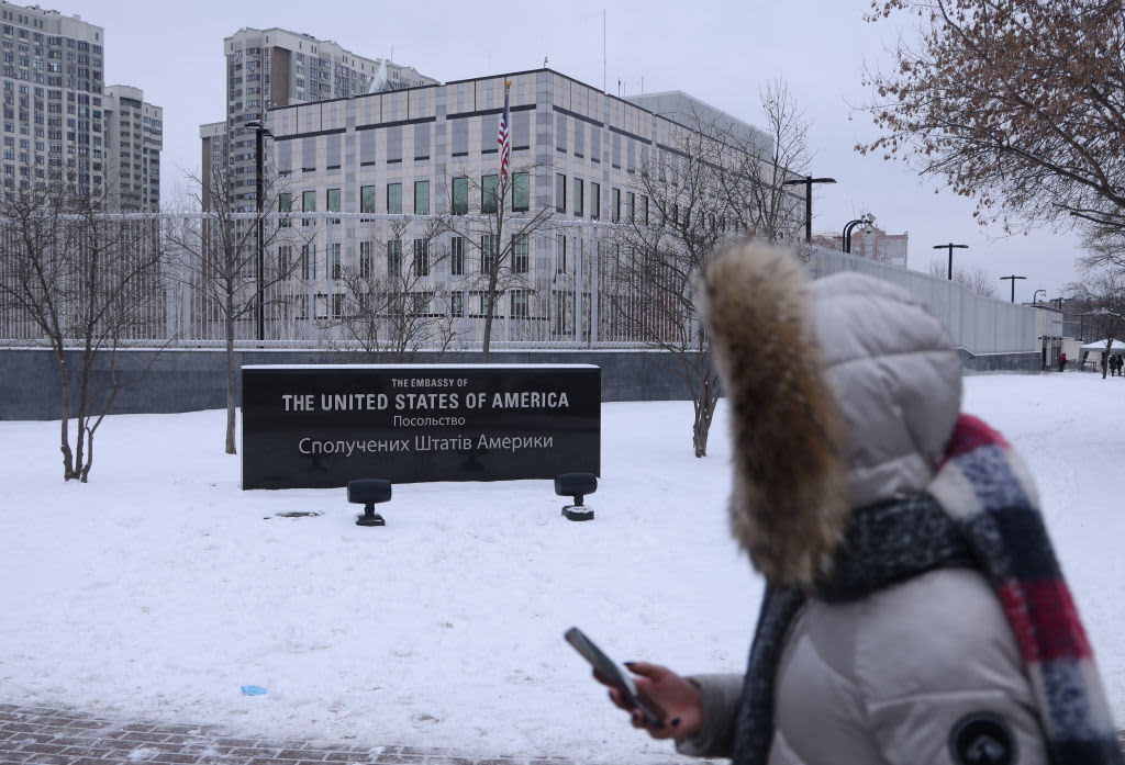 U.S. closes embassy in Kyiv over potential ‘air attack’ as tensions with Russia soar