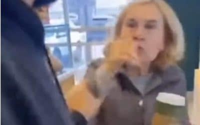 Watch: Woman’s confrontation with man wearing Palestine hoodie leads to hate crime charge