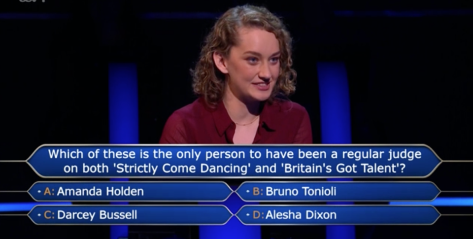 Who Wants to Be a Millionaire? viewers confused over Strictly question ‘error’