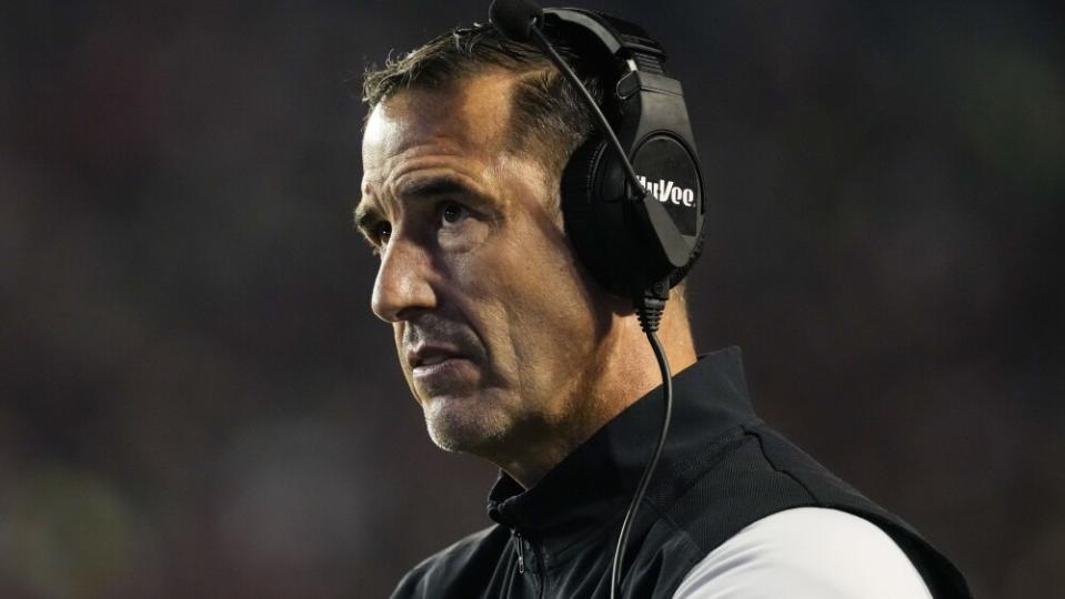 Wisconsin’s Luke Fickell doesn’t go into specifics after firing OC Phil Longo