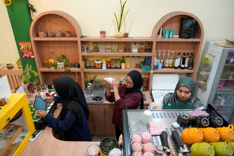 Woman-owned cafe in Indonesia’s Sharia stronghold shakes stigma