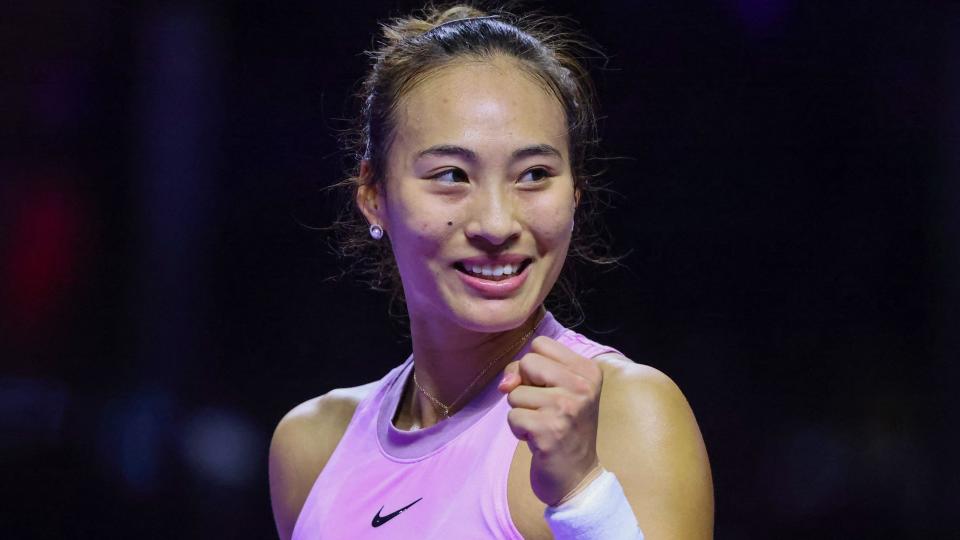 Zheng breezes into last four of Finals as Sabalenka loses