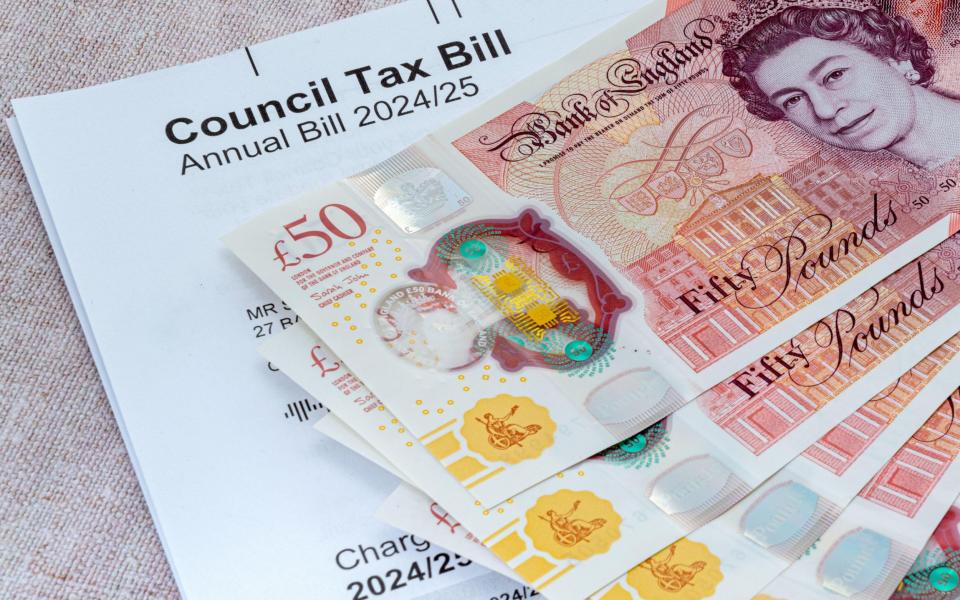 A quarter of council tax raised goes on staff pensions, figures reveal