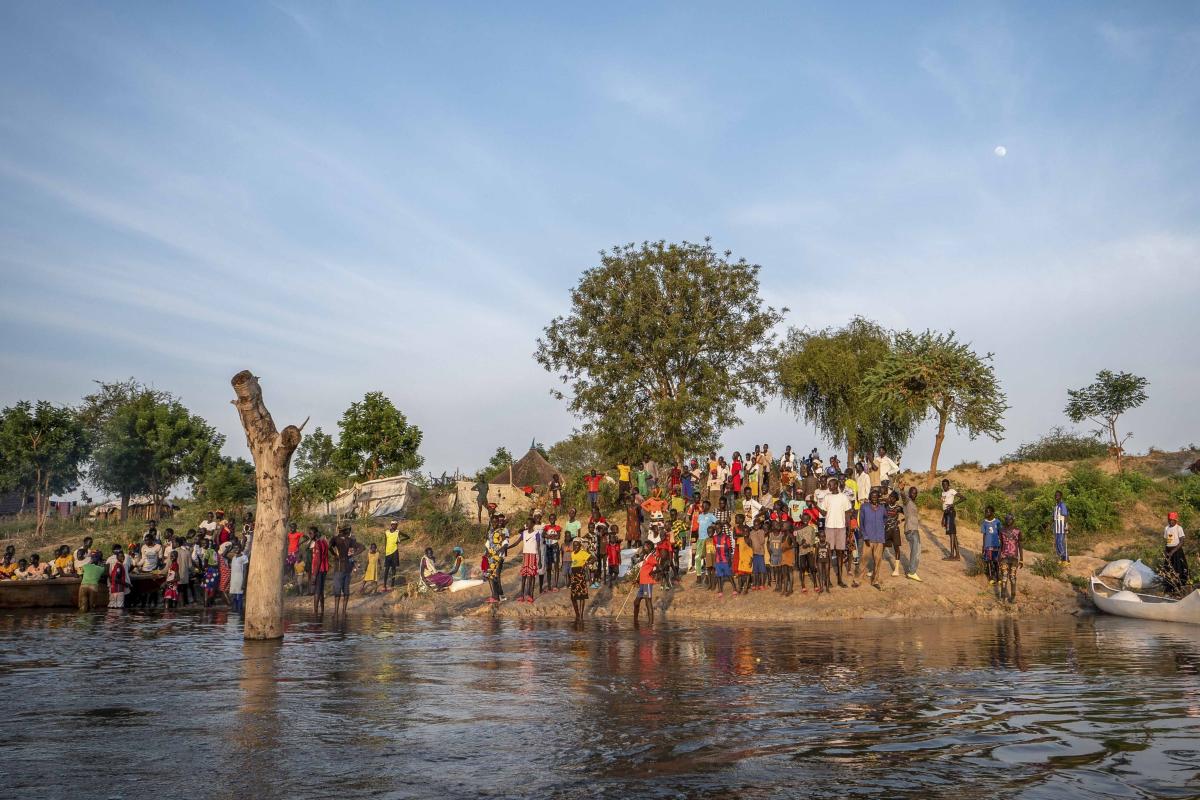 As flooding becomes a yearly disaster in South Sudan, thousands survive on the edge of a canal