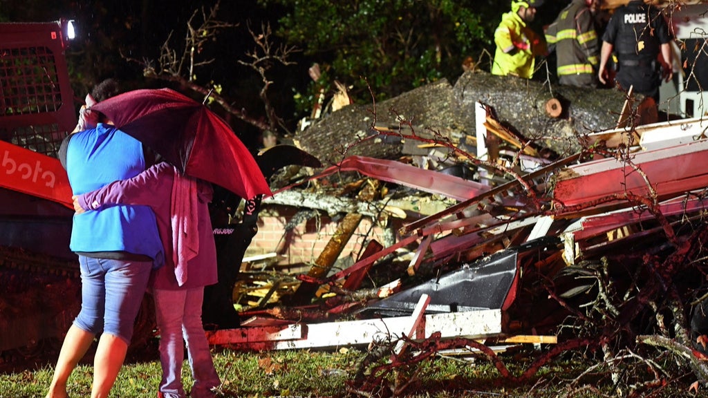 At Least Two Dead As Tornadoes Rip Across South