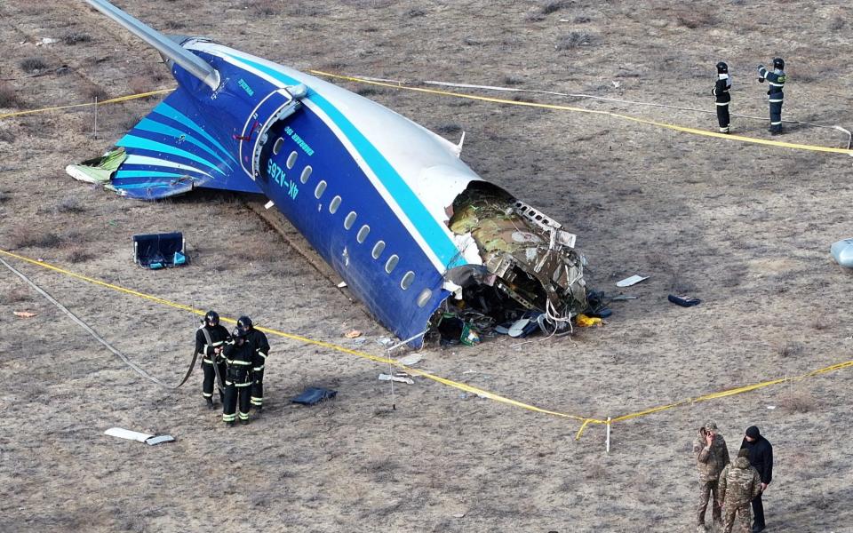 Azerbaijan Airlines plane ‘likely shot down by Russian air defences’