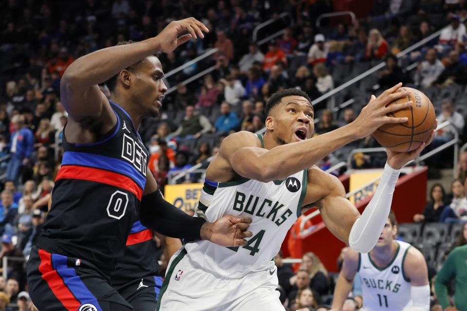 Bucks quiet early season concerns, storm into NBA Cup knockout round with dominant win over Pistons