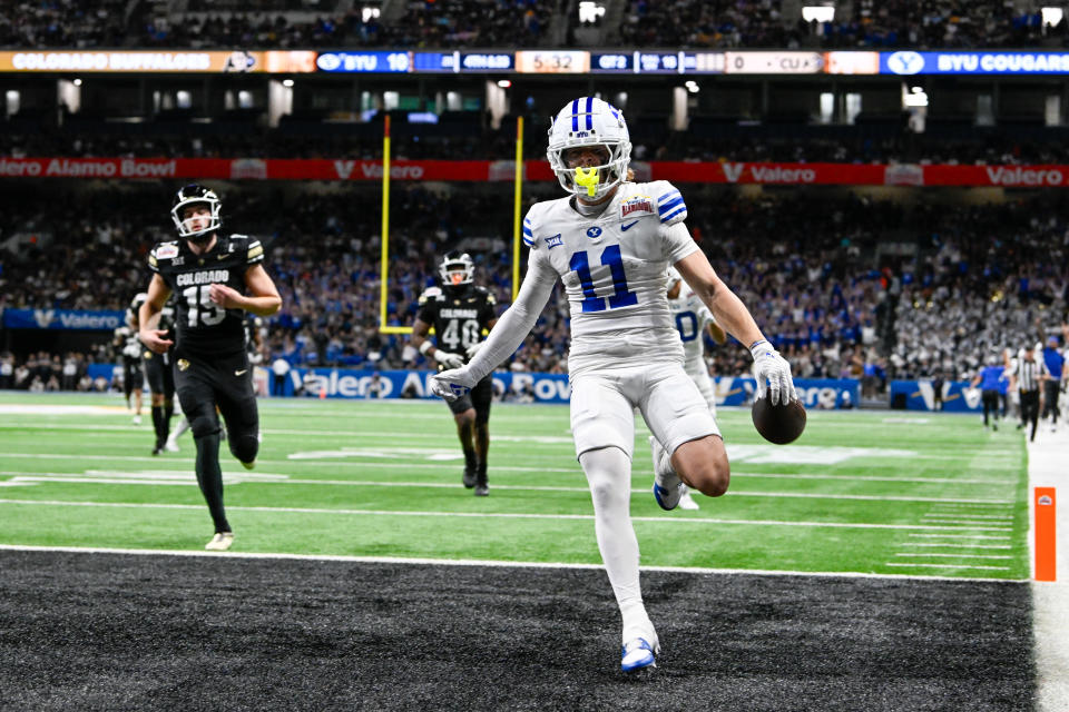 BYU delivers Alamo Bowl blowout to Colorado in final game for Travis Hunter and Shedeur Sanders