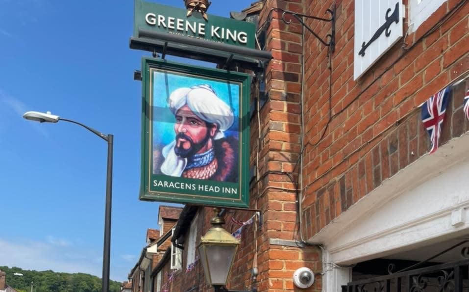 Convicted terrorist sues Saracen’s Head Inn pub claiming sign is ‘deeply offensive’