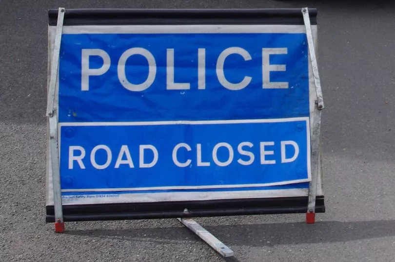 Crash leaves road closed as police urge drivers to avoid area