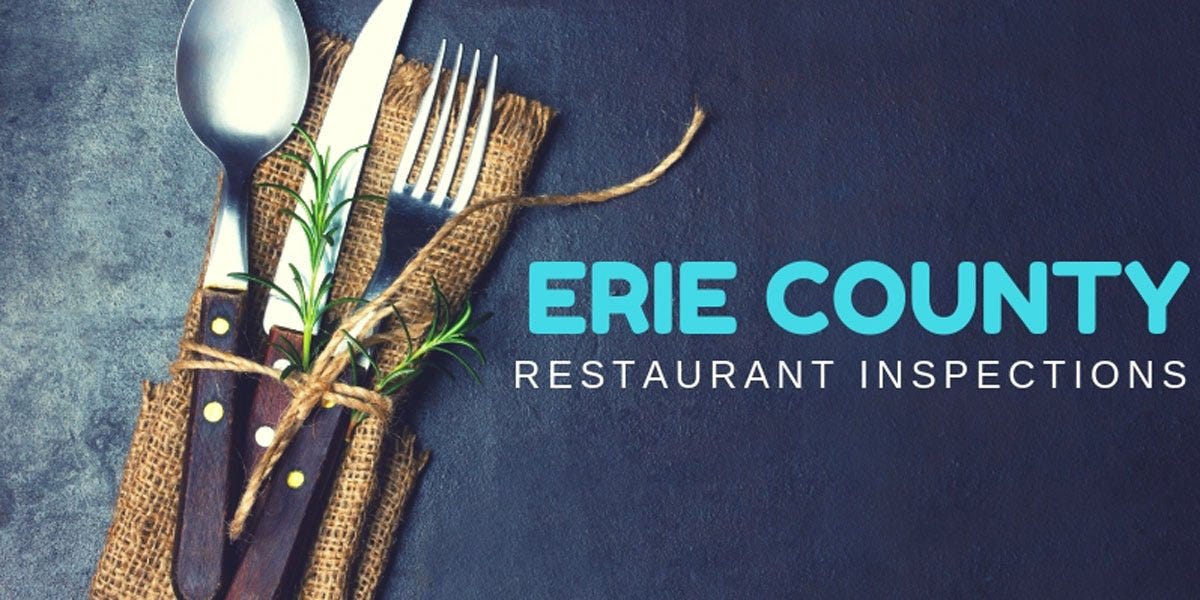 Erie County restaurant inspections for Nov. 22 to Dec. 11, 2024