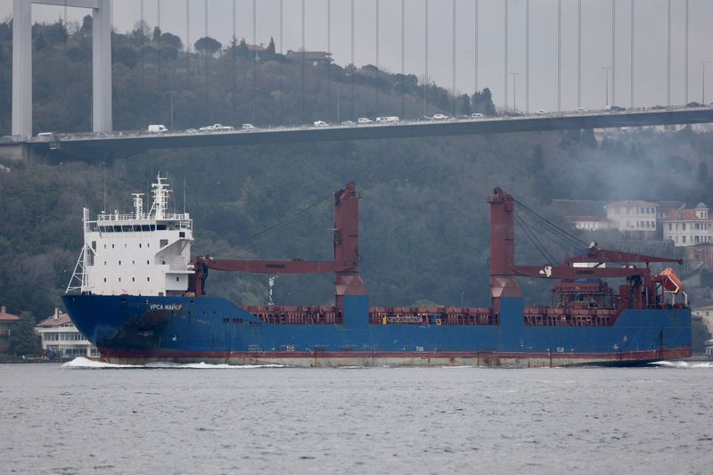 Explosion sinks Russian cargo ship in Mediterranean, Russian Foreign Ministry says