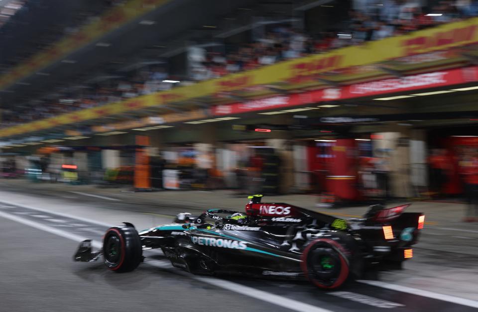 F1 Abu Dhabi GP LIVE: Qualifying latest times as Lewis Hamilton eliminated after nightmare Q1