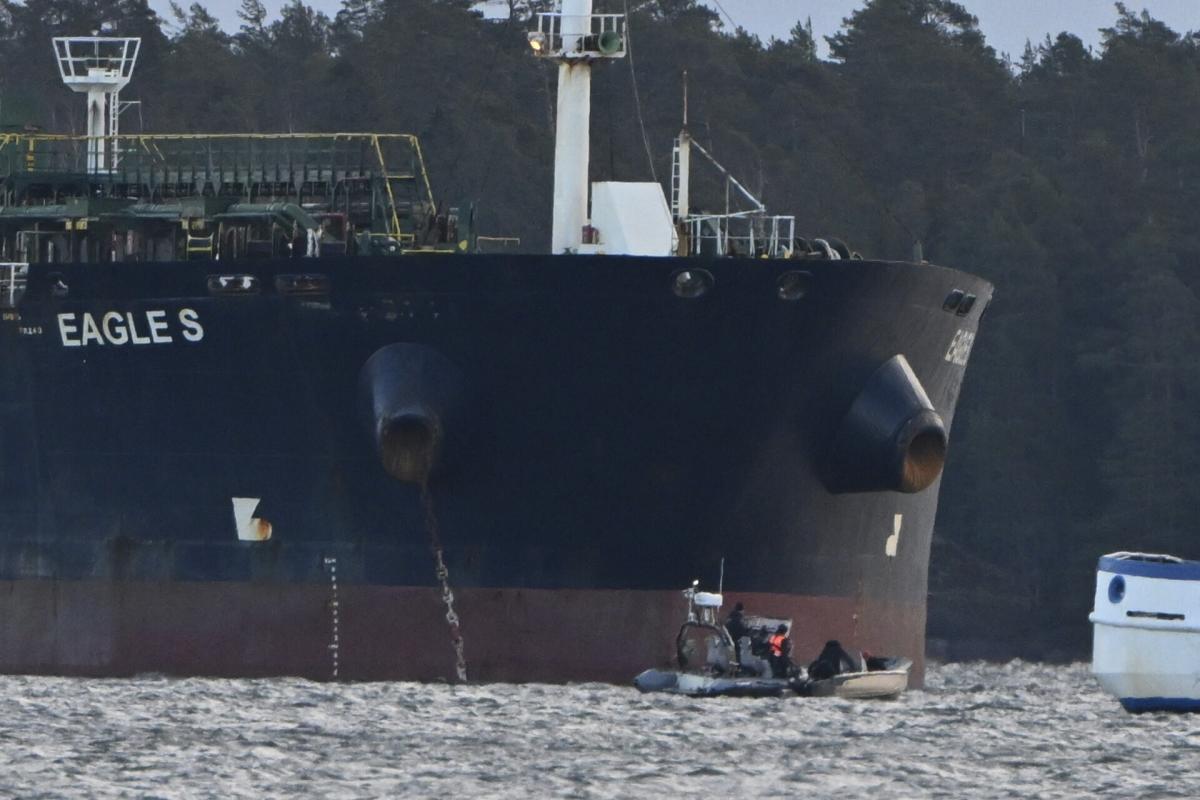 Finnish investigators find an anchor drag mark on the Baltic seabed after suspicious cable damage