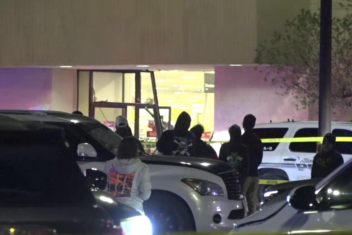 Fleeing motorist is dead after driving into Texas shopping mall and injuring 5