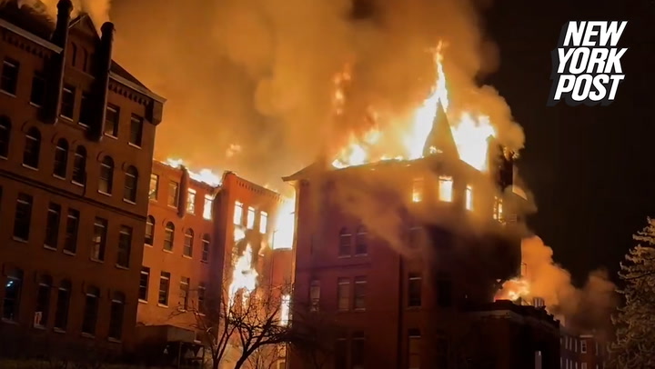 ‘Full inferno’ engulfs a historical Virginia college