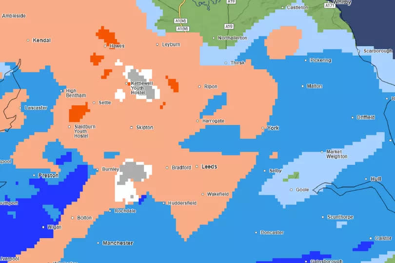 Full list of UK areas forecast snow on New Year as Met Office issues alerts