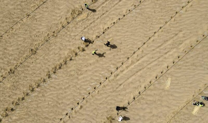 Great Green Wall of China Completed Through the ‘Sea of Death’