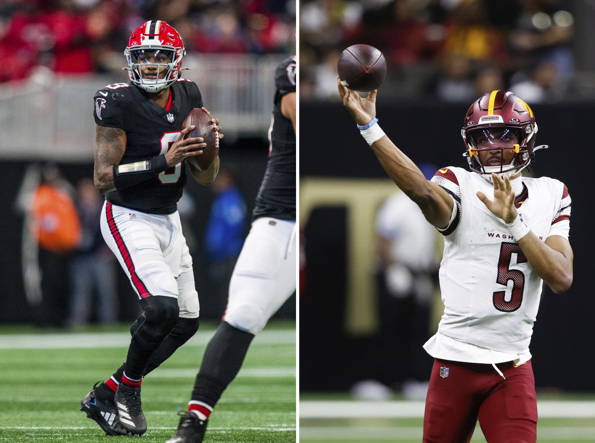 Here are stakes when rookies Jayden Daniels and Michael Penix Jr. meet for the 1st time in crucial NFL Sunday night matchup