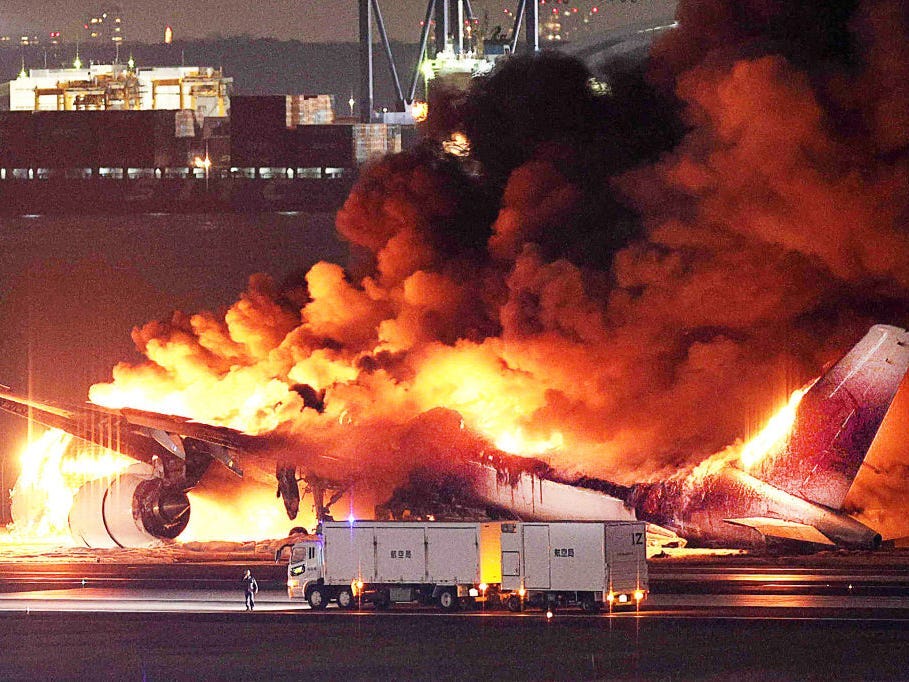 Human error blamed for Tokyo plane collision that killed 5