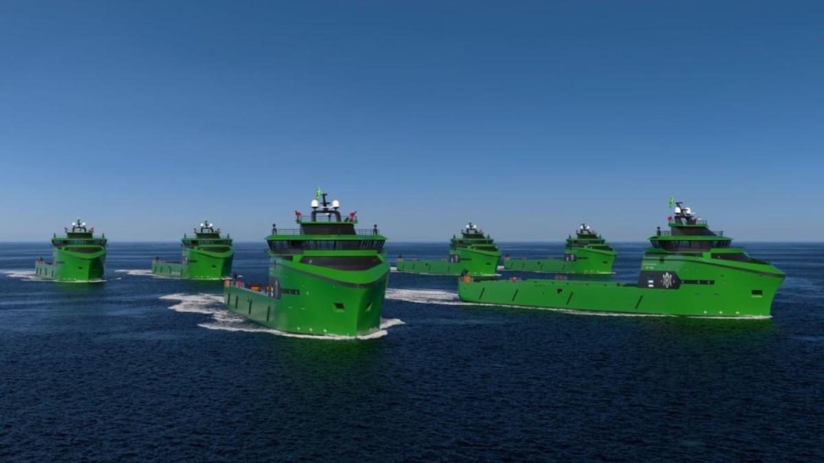 Kongsberg to design six hybrid PSVs for CMM in Brazil