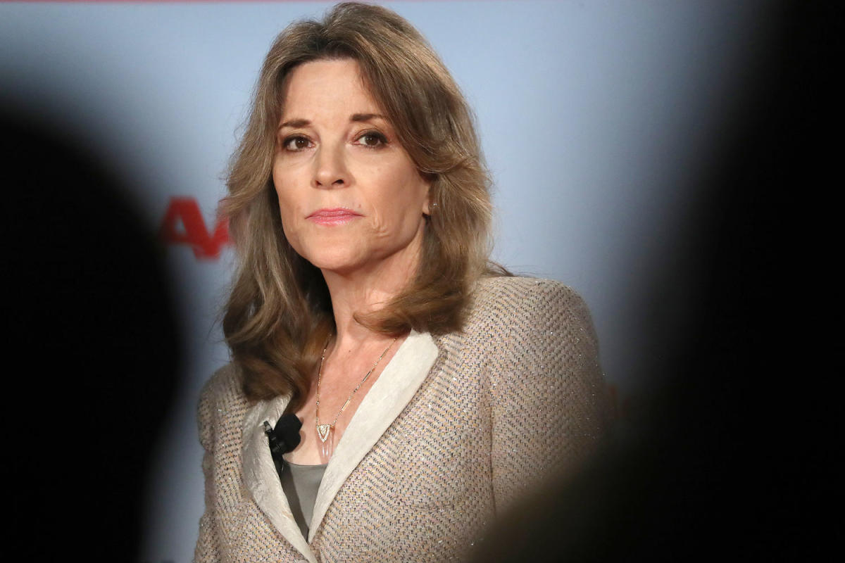 Marianne Williamson pitches her brand of spiritualism to Democratic leaders