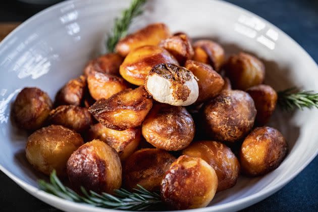 Mary Berry’s Unexpected Secret Ingredient For Crispy Roast Potatoes And Parsnips