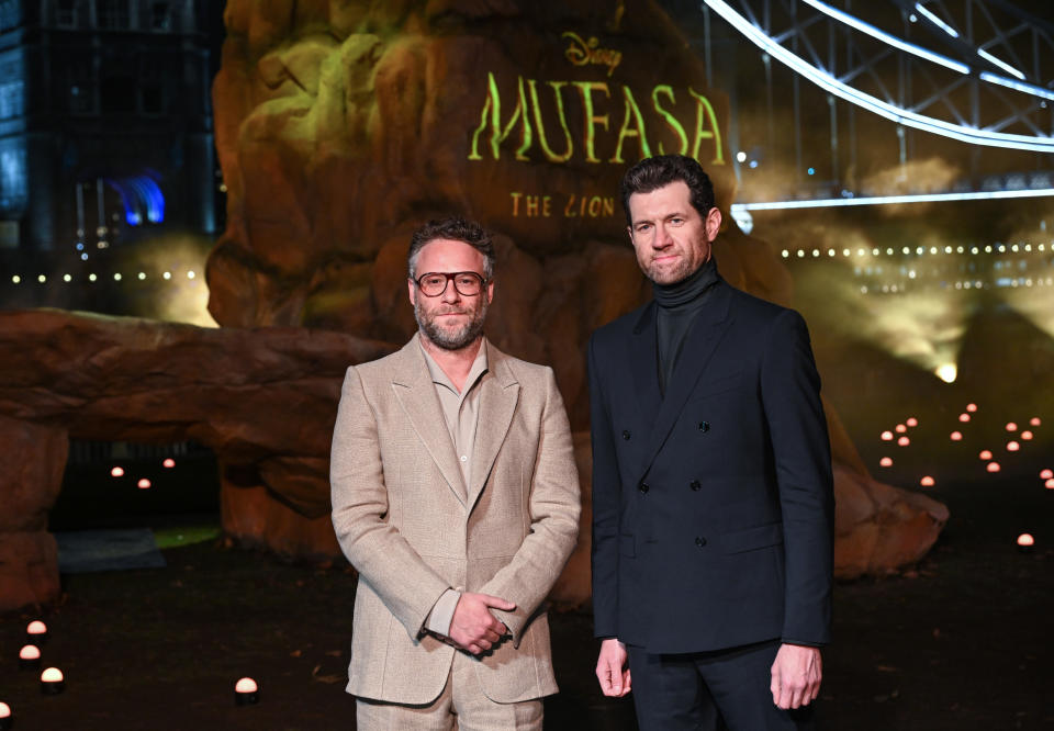 ‘Mufasa: The Lion King’ stars Seth Rogen and Billy Eichner ‘improvised almost every single thing’ their characters say