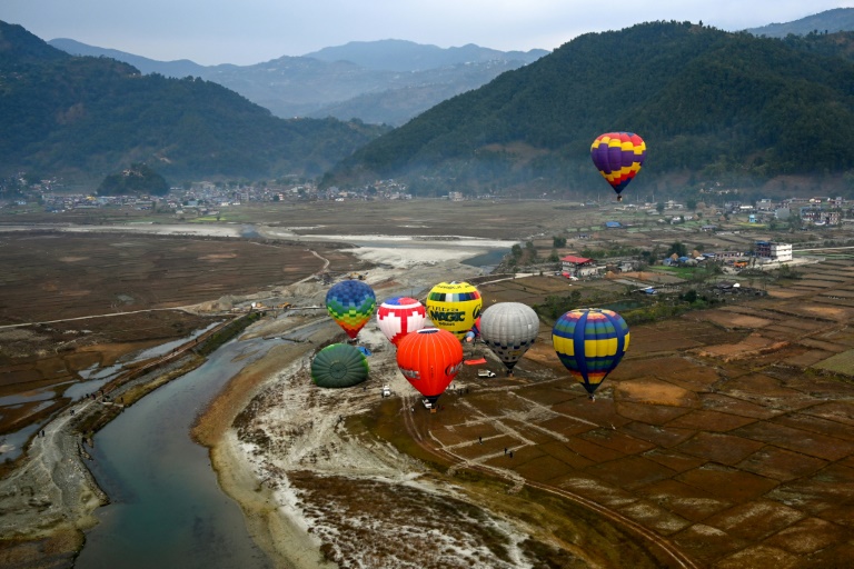 Nepal hosts hot air balloon festival