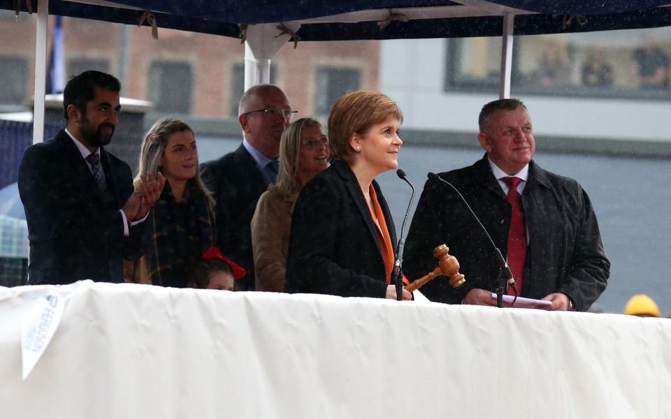 Nicola Sturgeon’s ‘green’ ferry worse for environment than predecessor, leaked report claims