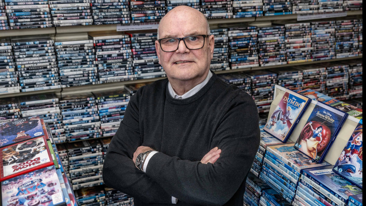 Owner of UK’s only surviving DVD rental store says shop is still successful 40 years later