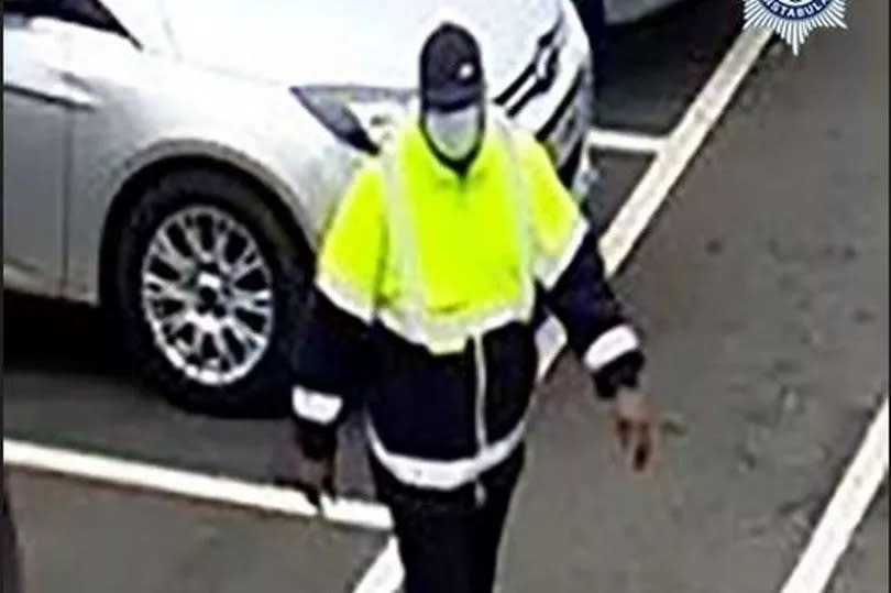 Police want to speak to this man after fake traffic warden tricks elderly disabled driver