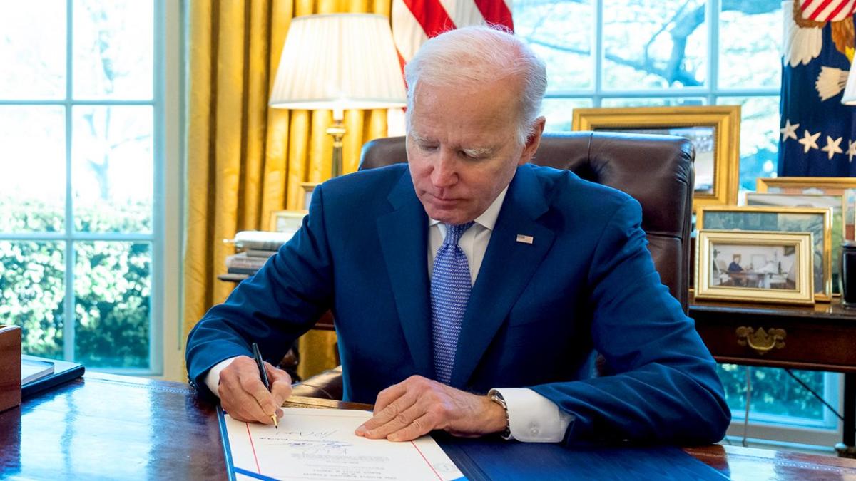 President Joe Biden signs into law first federal anti-LGBTQ+ bill in decades