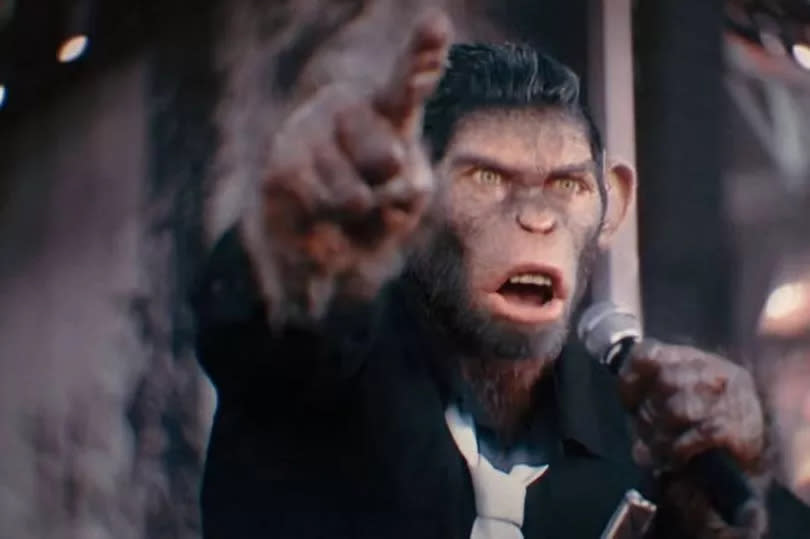 Real reason Robbie Williams is played by a CGI monkey in Better Man biopic