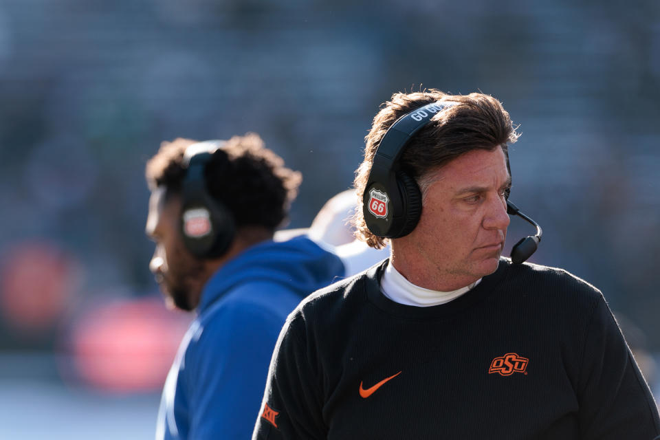 Reports: Oklahoma State coach Mike Gundy agrees to restructured contract after 0-9 season in Big 12 play