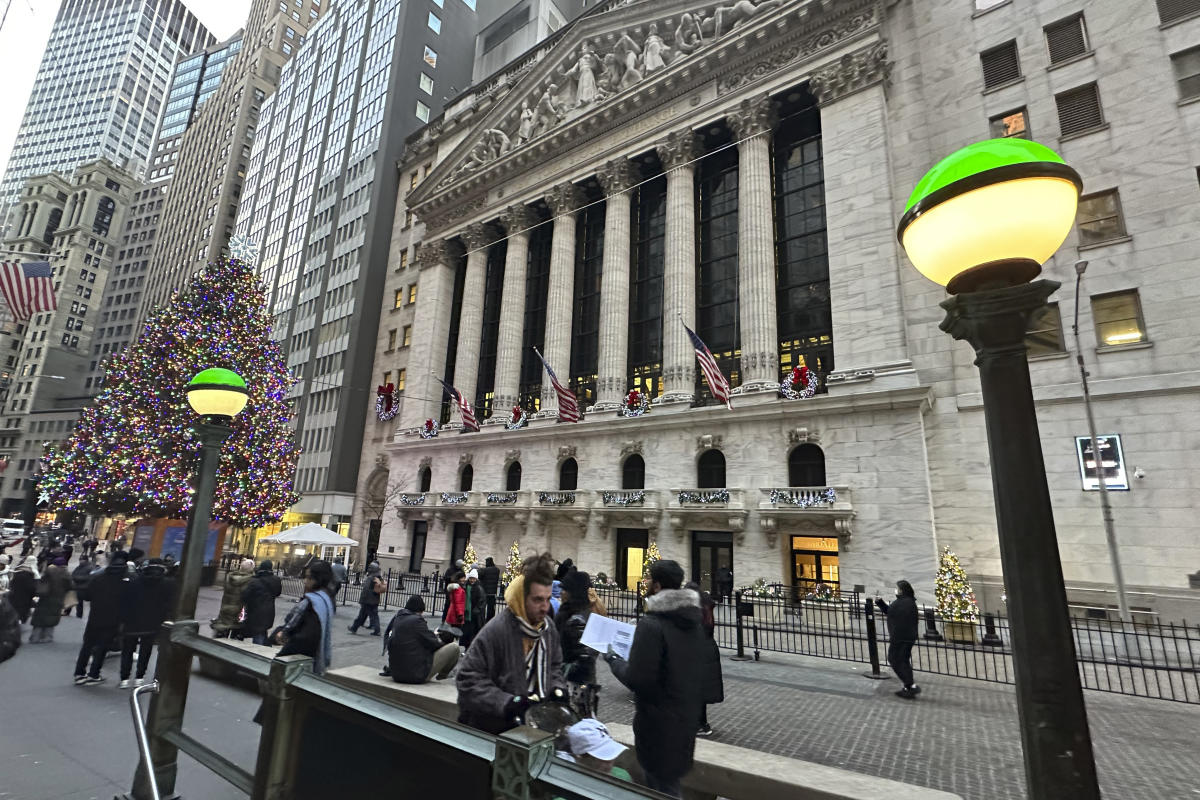 Stock market today: Wall Street holds near breakeven ahead of Christmas