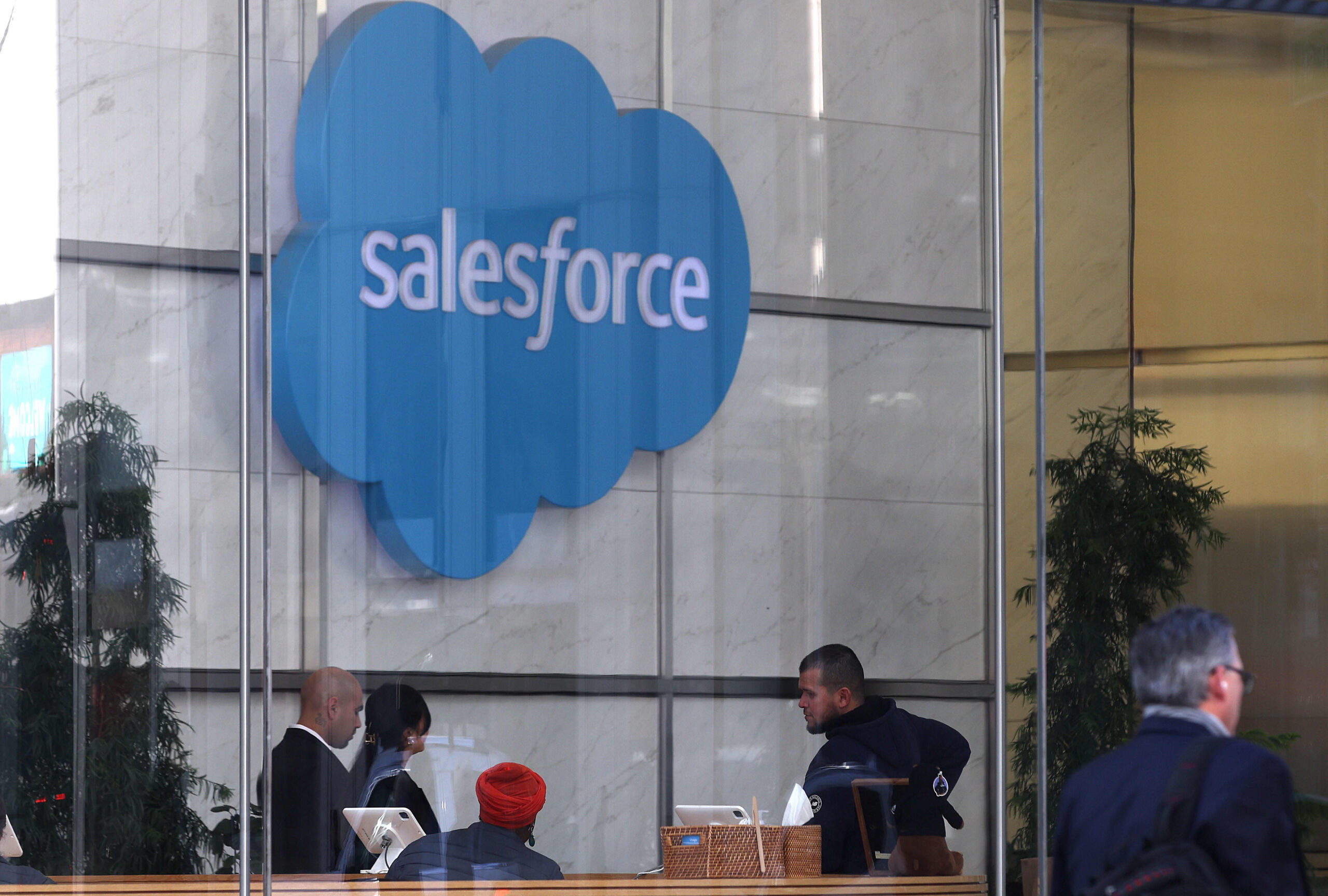 Stocks making the biggest moves premarket: Salesforce, Foot Locker, Pure Storage, PSQ Holdings and more