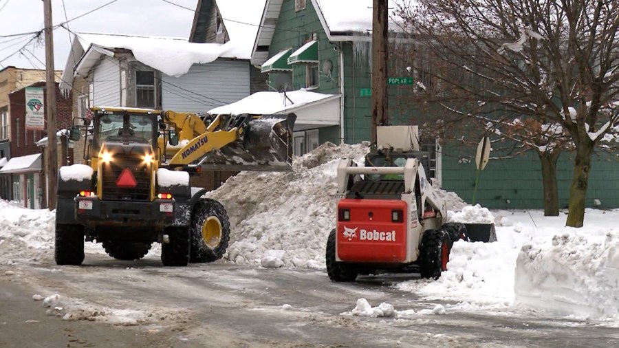 Streets of Little Italy plowed after city received additional equipment