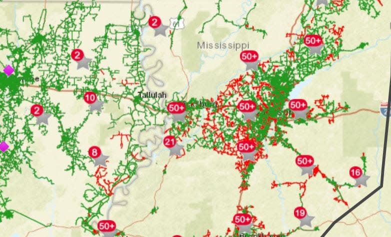 Thousands wake up without power after tornadoes, severe storms sweep through Mississippi