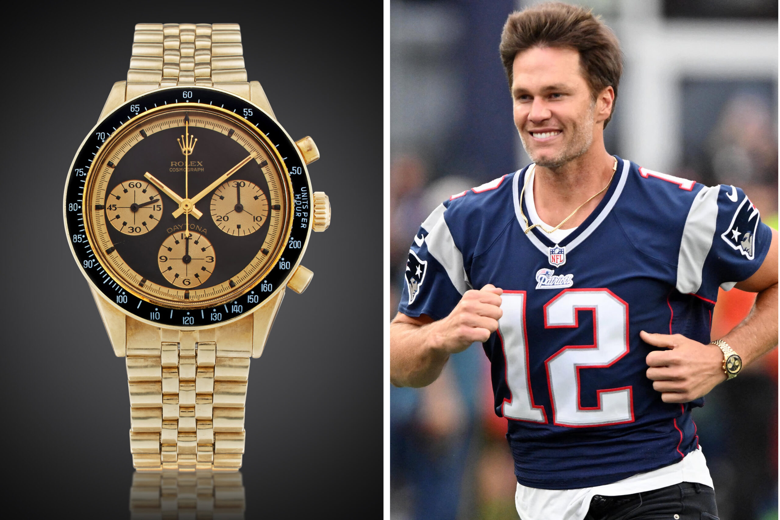 Tom Brady watches, game-worn jerseys sell for  million at auction