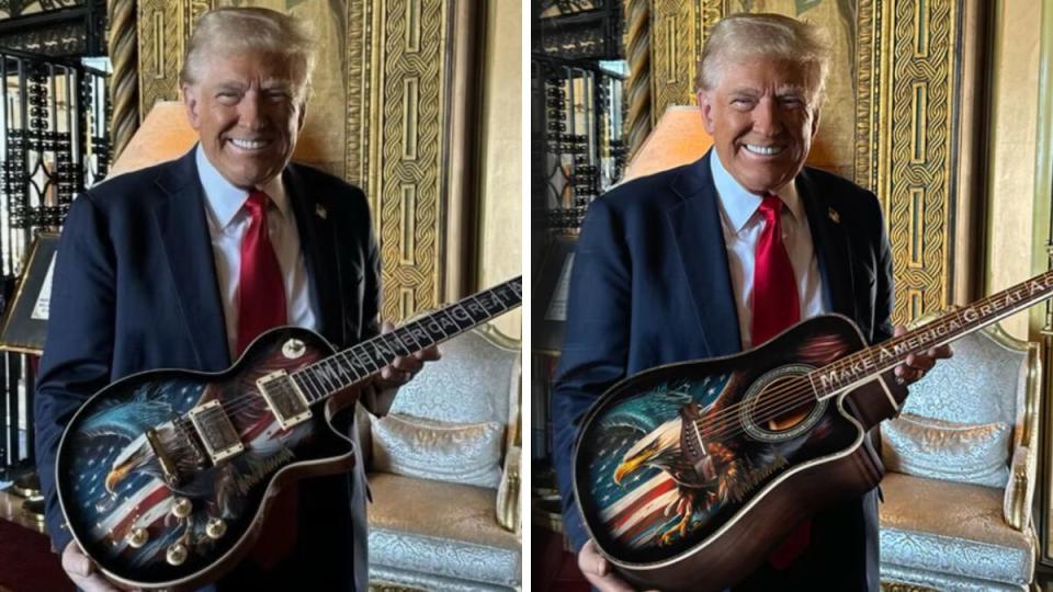 Trump Guitars backtracks after Gibson cease and desist and takes Les Paul-style guitars off the market