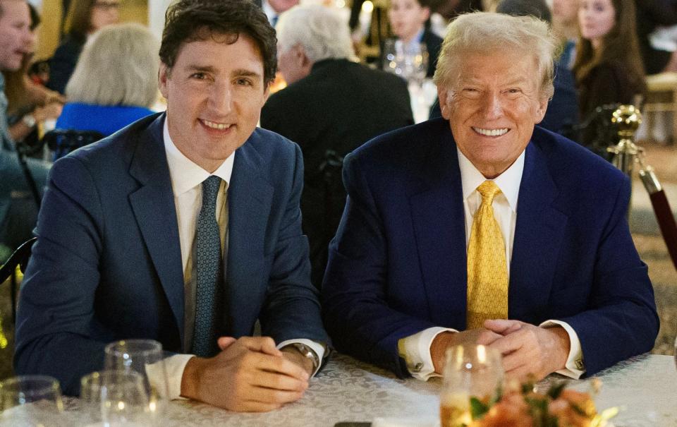 Trump trolls Trudeau with flag picture after ‘telling him Canada could become the 51st state’