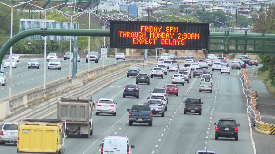 Unauthorized message posted on HDOT freeway sign