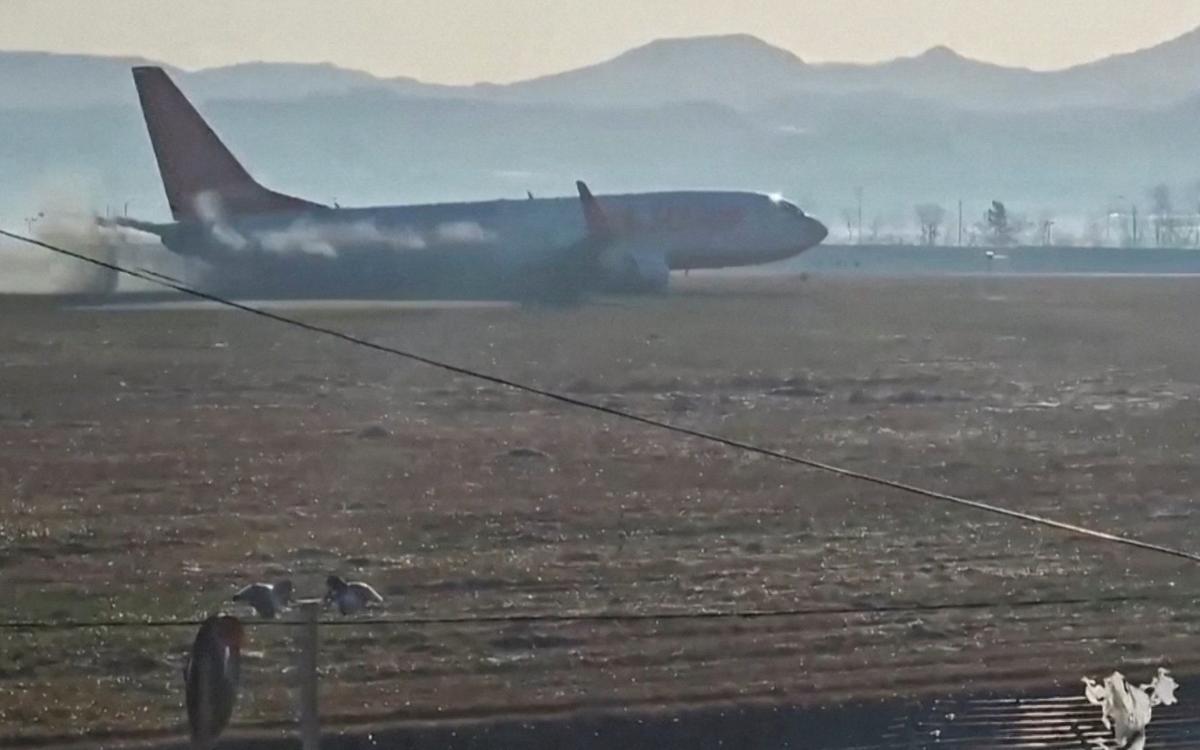 Watch: Moment South Korean plane crashes at Muan airport