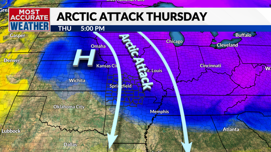 Wednesday, December 4 forecast: Arctic attack recedes by the weekend