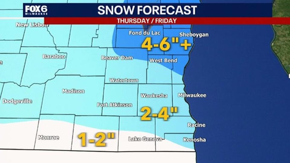 Wisconsin winter storm watch Thursday into Friday; what to expect